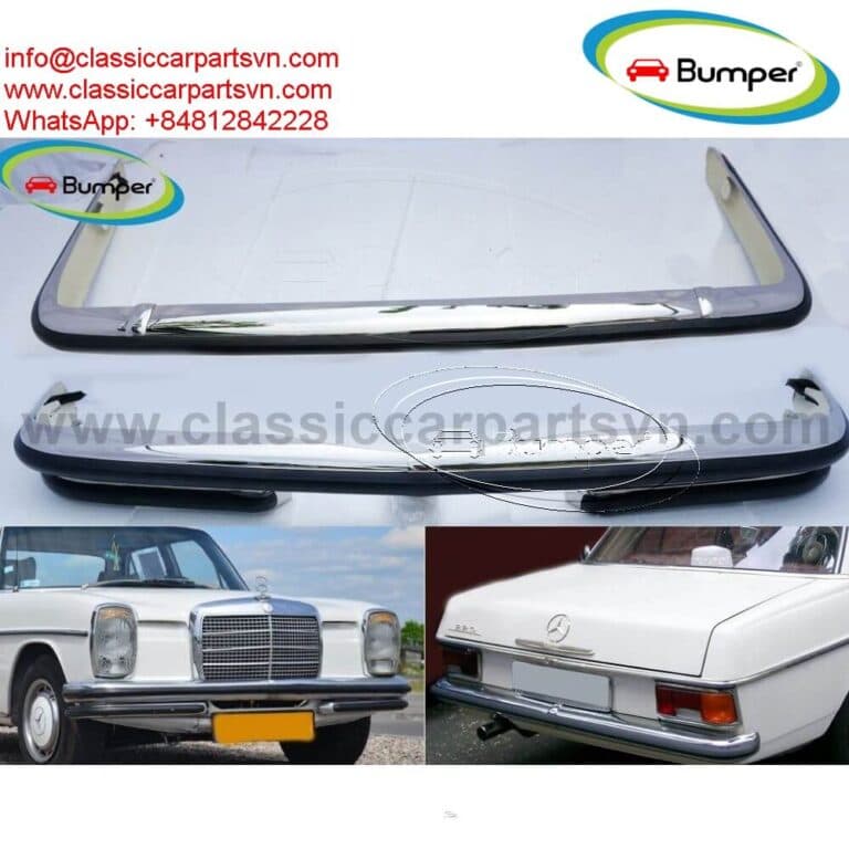 Mercedes W114 W115 coupe (1968-1976) full set bumpers model 250c 280c
