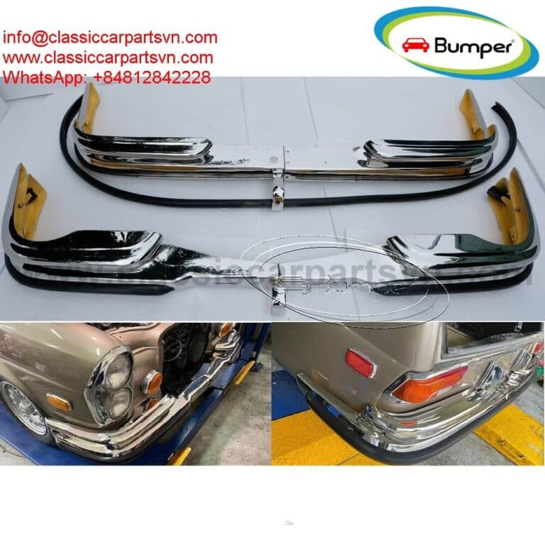 Mercedes W111 W112 280SE 3,5L V8 Cabriolet (1969-1971) bumpers