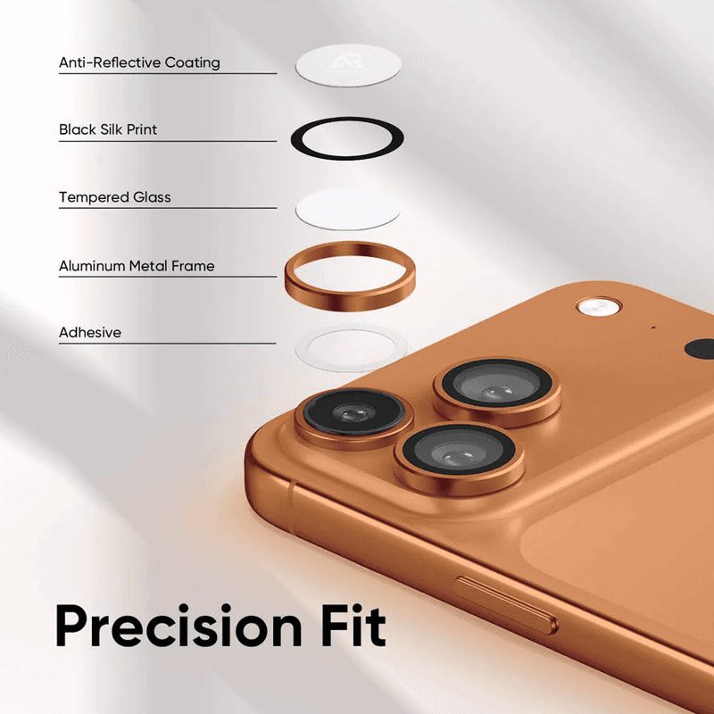 Защита камеры XMART для iPhone 17 Pro/ 17 Pro Max серый - Razno