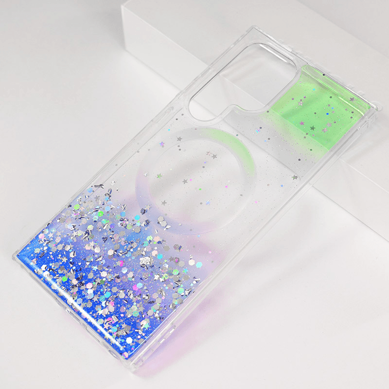 Чехол Mag Case Sparkly для Samsung S23 Ultra/ S918B Tip2 - Maske za telefone