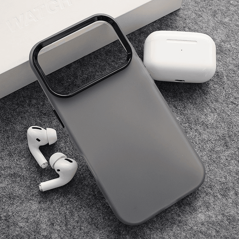 Чехол Electro Glow Frame для iPhone 17 Pro Max белый - Maske za telefone