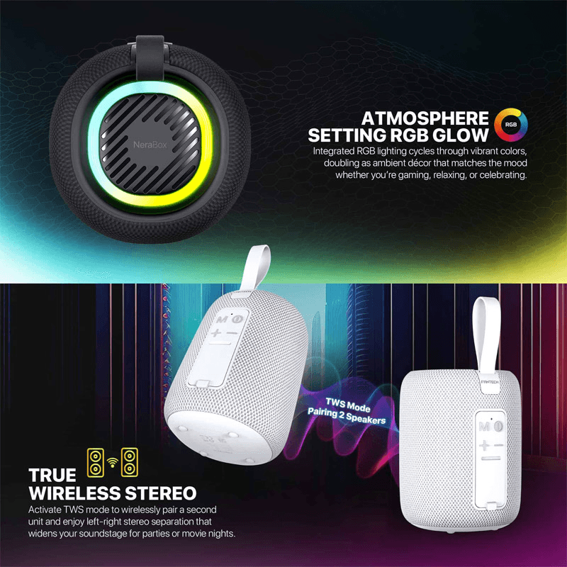 Speaker Fantech BS157 NeraBox red - Bluetooth zvučnici