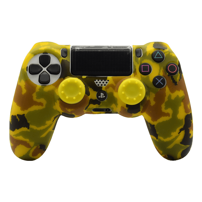 Silikonska zastita za Joystick PS4 Military zuta - Gaming oprema