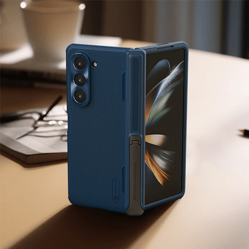 Чехол Nillkin Super Frosted Shield Fold для Samsung Galaxy Z Fold 5 5G/ F946B синий - Maske za telefone