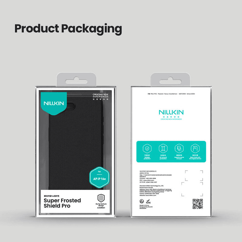 Maska Nillkin Super Frosted Shield Pro za iPhone 16e/ 17e boja black, green - Maske za telefone