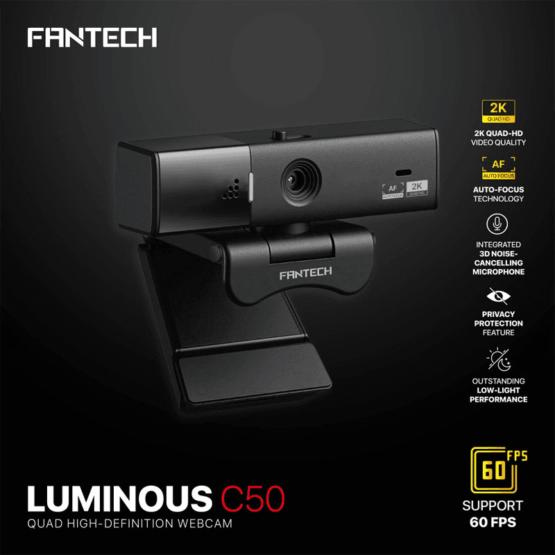 Web kamera Fantech C50 Luminous crna - Web kamere