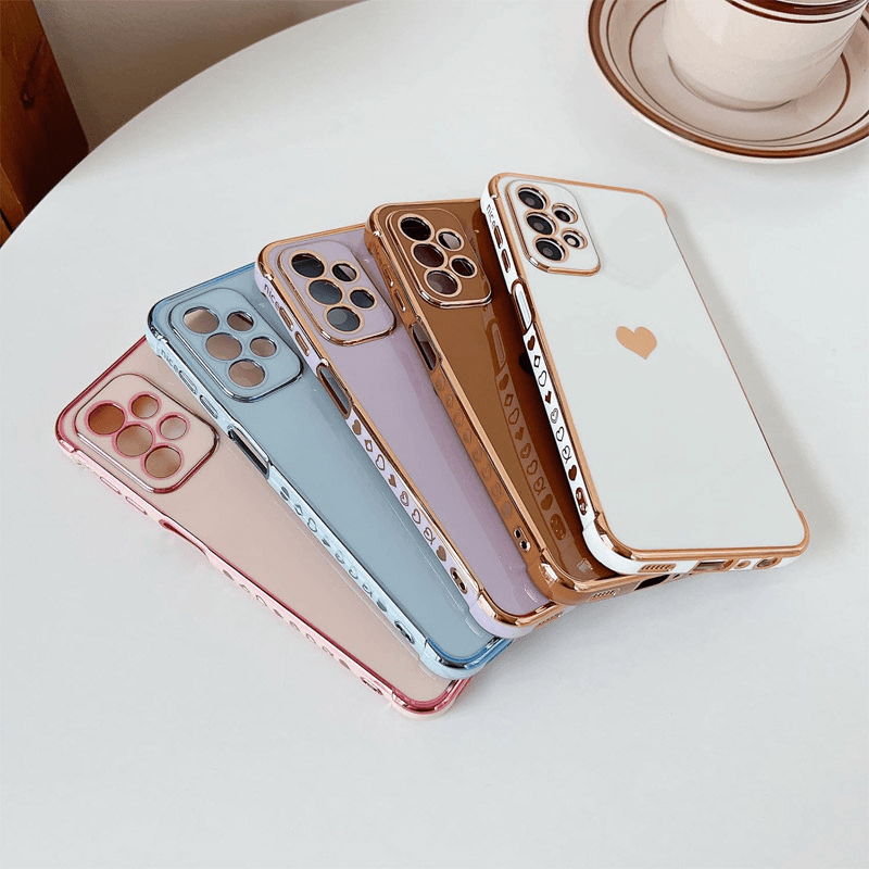 Maska Heart Frame za Samsung A16 5G/ A166B boja white, pink - Maske za telefone