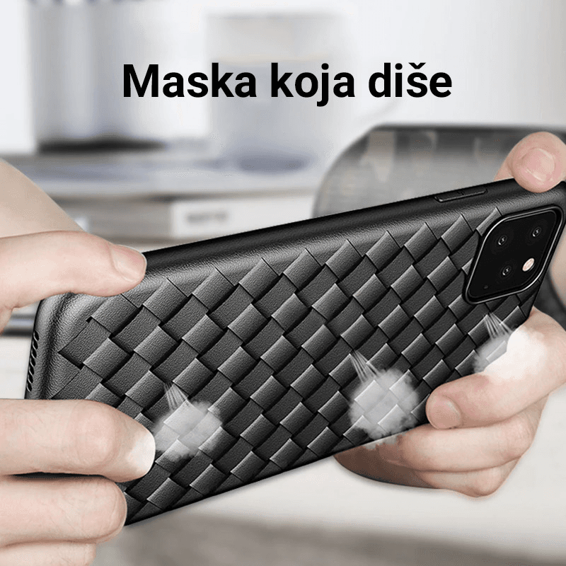 Case Braided for iPhone 12 Pro Max red - Maske za telefone