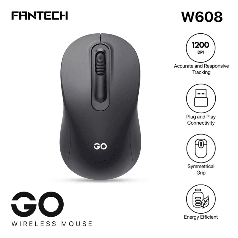 Mis Wireless Gaming Fantech W608 GO boja pink, black, blue - Periferija