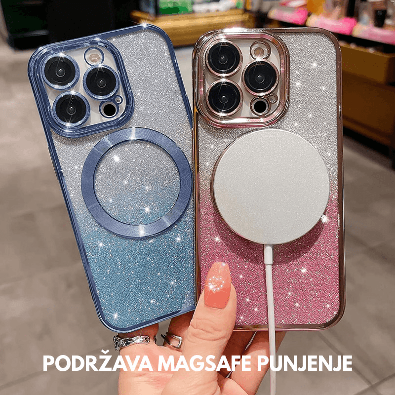 Maska Mag Case Electroplated za iPhone 16 Pro boja blue, pink - Maske za telefone