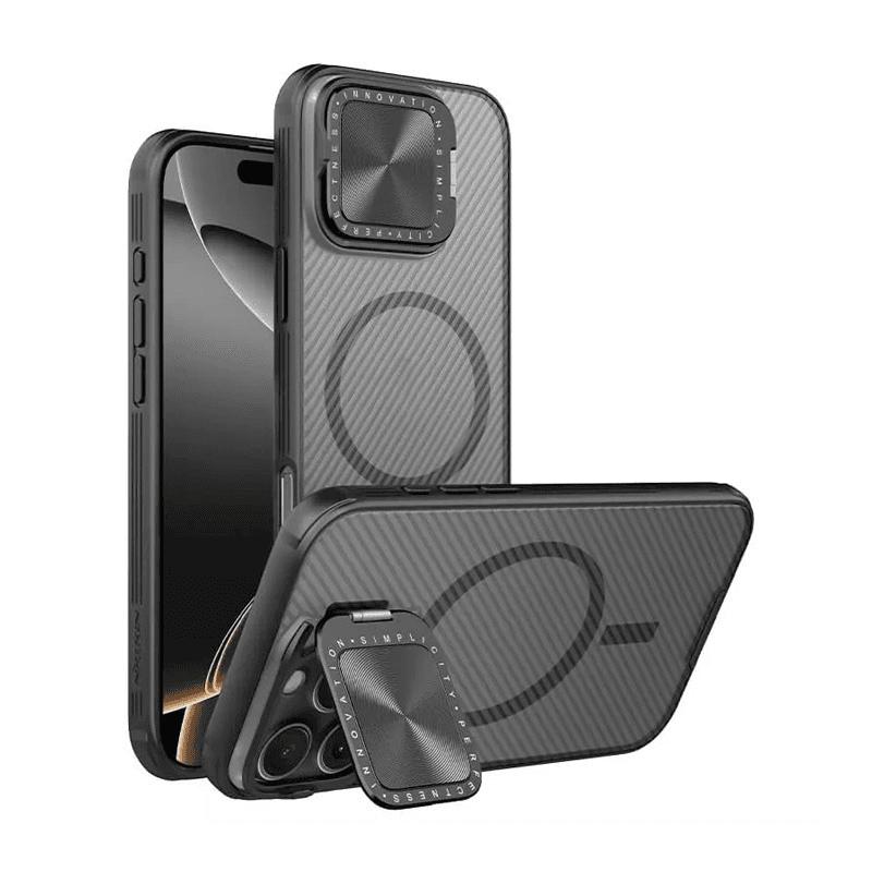 Maska Nillkin CamShield Prop Magnetic za iPhone 16 Pro Max boja black, transparent crna - Maske za telefone