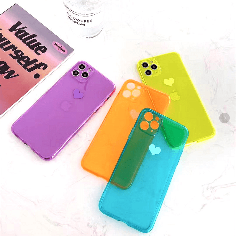 Чехол Air Neon silicone для Huawei P40 жёлтый - Maske za telefone