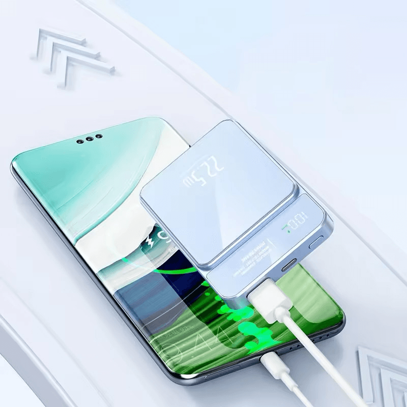 Power Bank Mag Charger 22, kapacitet 10000mAh snaga 5W boja black, blue, purple - Punjači i kablovi