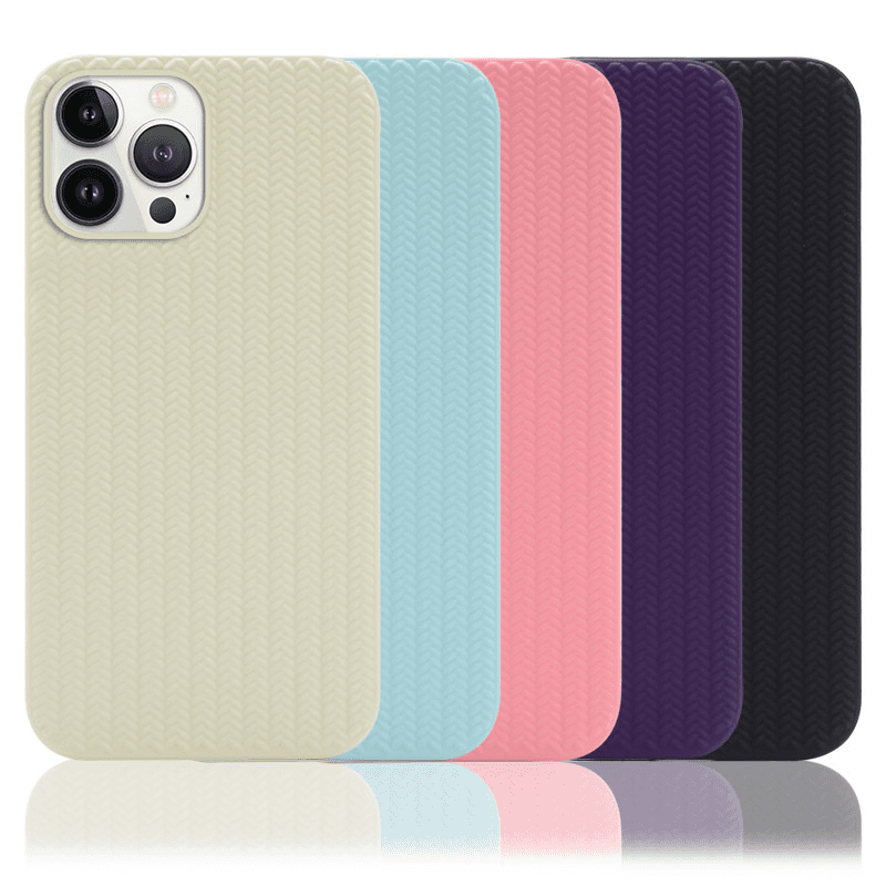 Maska Knit za iPhone 13 Pro Max . boja pink, purple - Maske za telefone