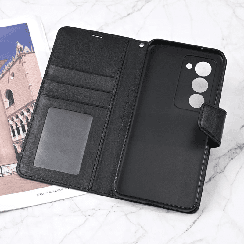 Maska na preklop Hanman Mill za Xiaomi Redmi 15 4G () boja black, pink velicina 171mm - Maske za telefone