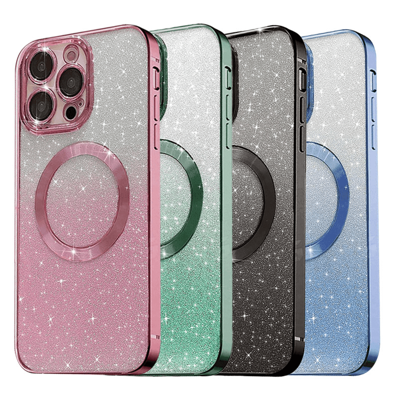 Maska Mag Case Electroplated za iPhone 16 boja black, purple, blue, pink - Maske za telefone