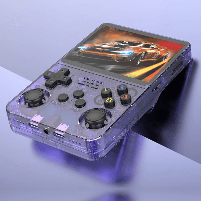 Handheld console GAME MASTER R36S 64GB transparent black - Razno