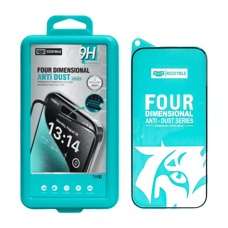Screen protector RockyMile 9H Anti Dust for iPhone 15 Pro Max - Zaštitno staklo