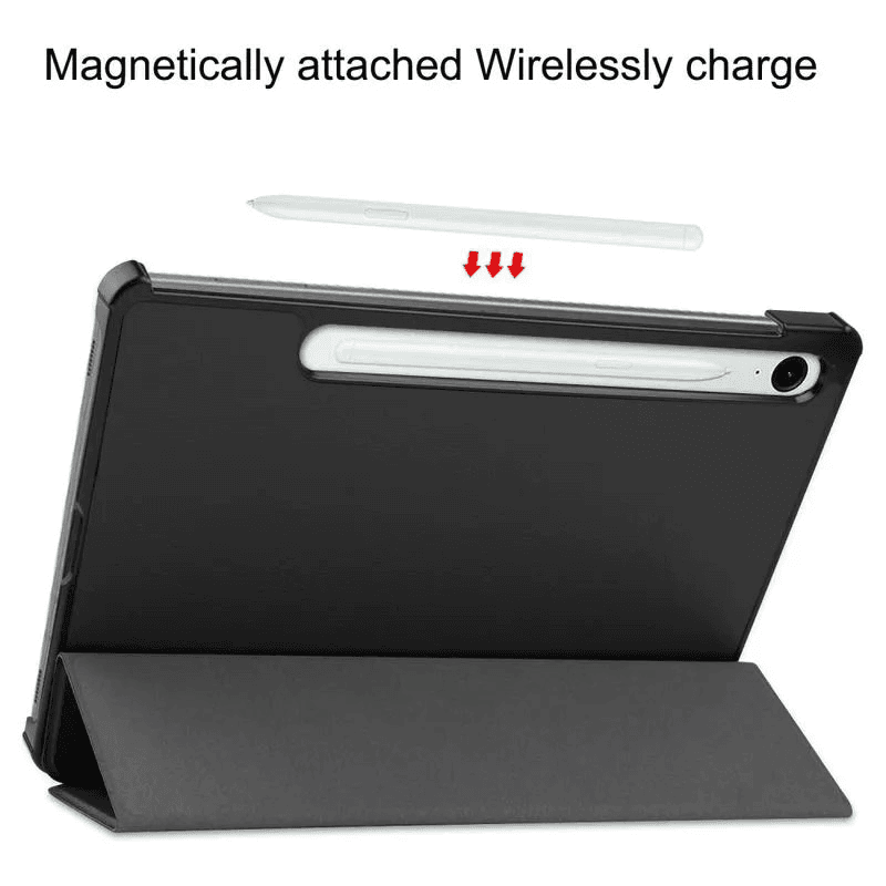Maska na preklop Tablet Stripes za Samsung Tab S10 Lite/ X406B boja black, pink - Tableti