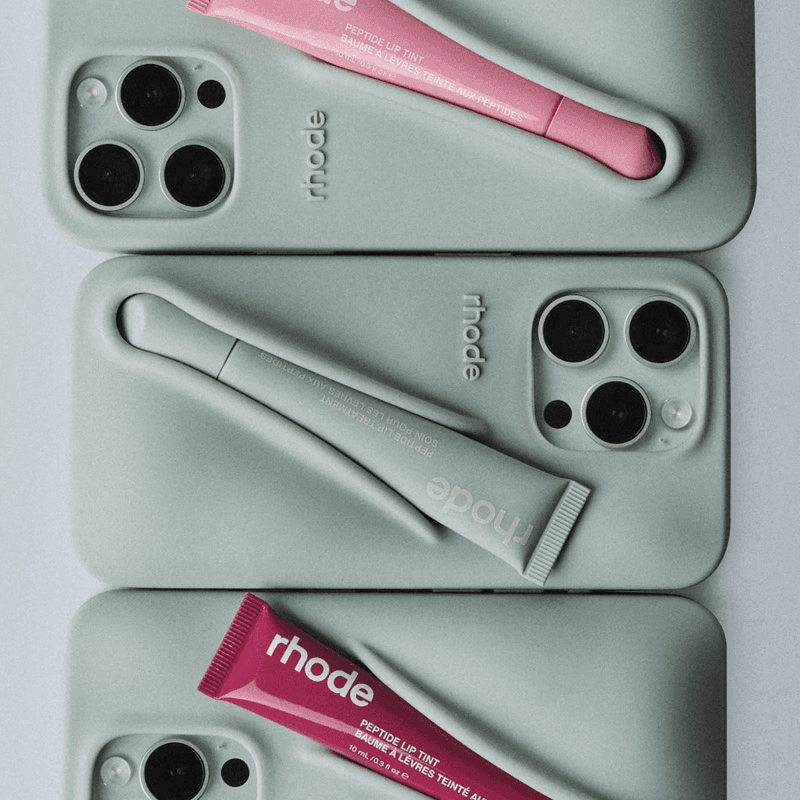 Maska Rhode LIP CASE + LIP TINT za iPhone 16 Pro Max toast - Maske za telefone