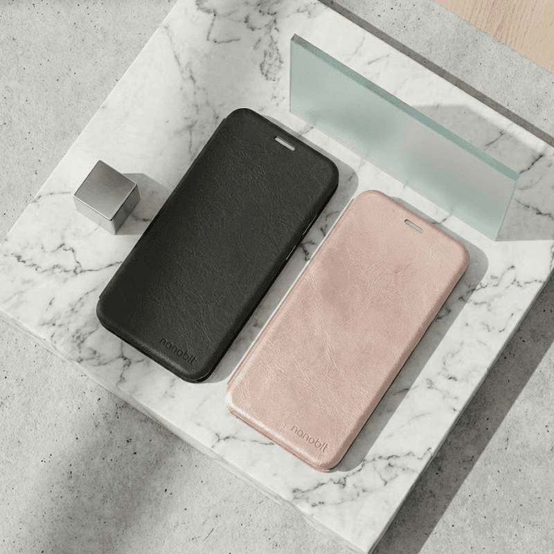 Чехол-книжка Nanobit Coral Book для Samsung A07/ A075F розовый золотой - Maske za telefone