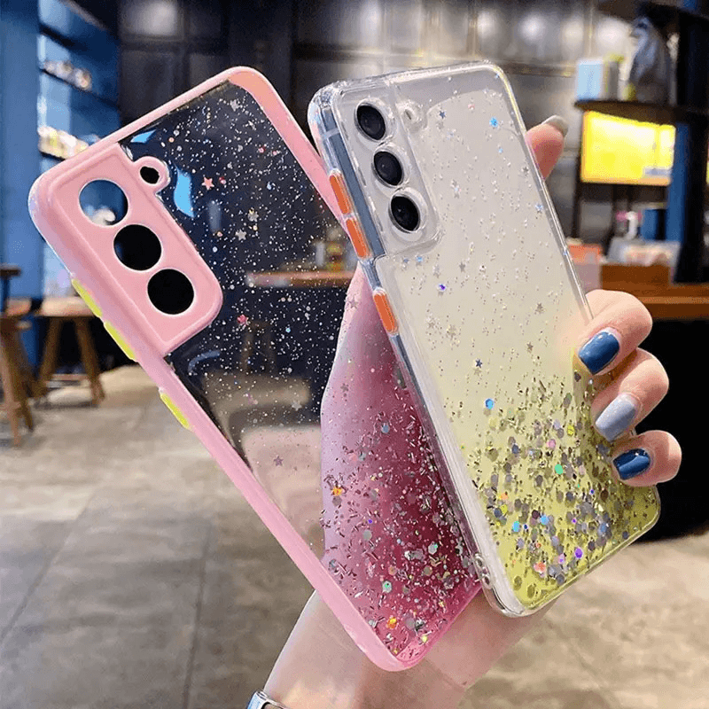 Case Frame Glitter for Xiaomi Redmi Note 13 4G (EU) black. - Maske za telefone