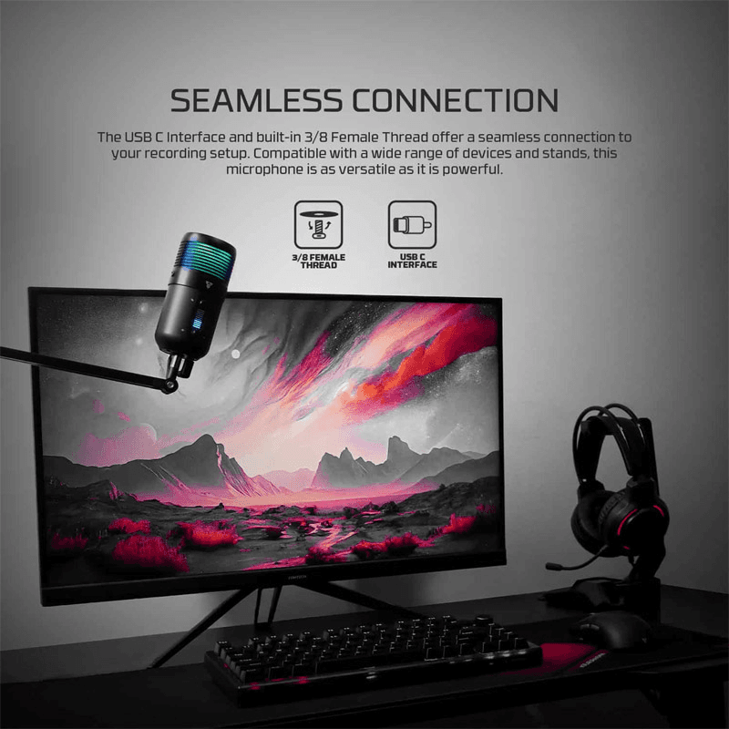 Микрофон Fantech MCX03 чёрный - Mikrofoni