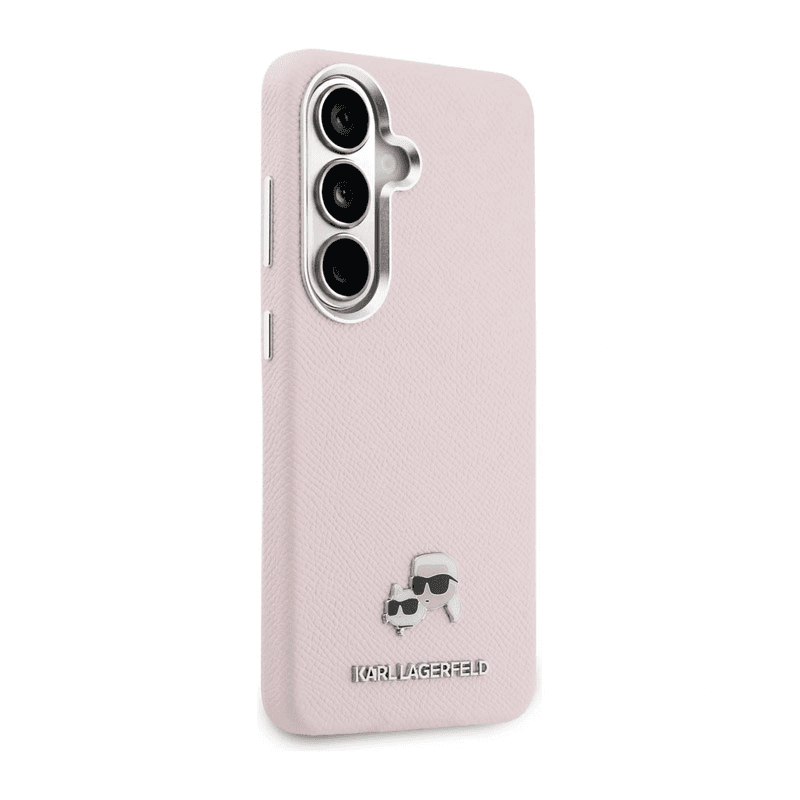 Maska Karl Lagerfeld Saffiano KC Metal Logo MagSafe za Samsung S26/ S941B boja black, pink - Maske za telefone