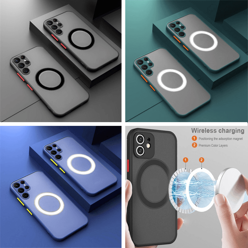 Maska Matte Mag Case za Samsung A06/ A065F boja black, blue - Maske za telefone