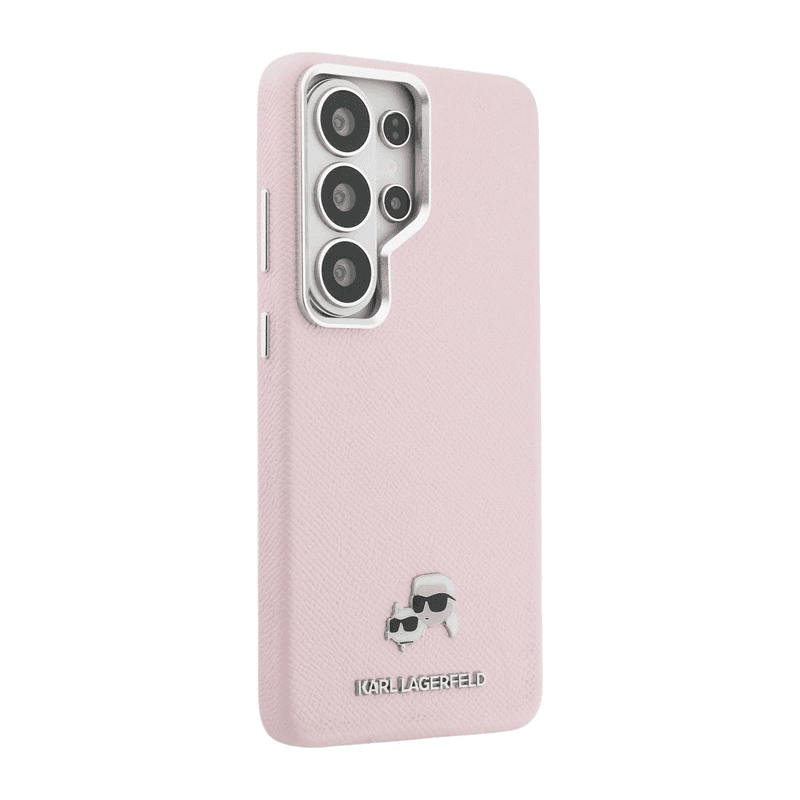 Чехол Karl Lagerfeld Saffiano KC Metal Logo MagSafe для Samsung S26 Ultra/ S948B чёрный - Чехлы для телефонов