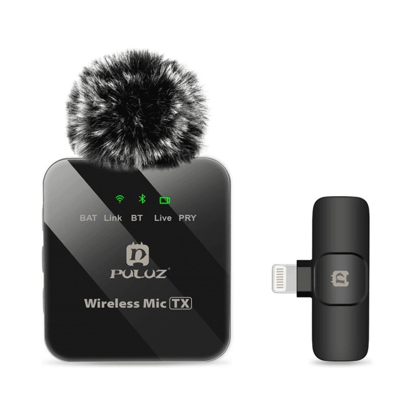 Wireless lavalier microphone for mobile phone PULUZ PU645B iPhone Lightning - Mikrofoni