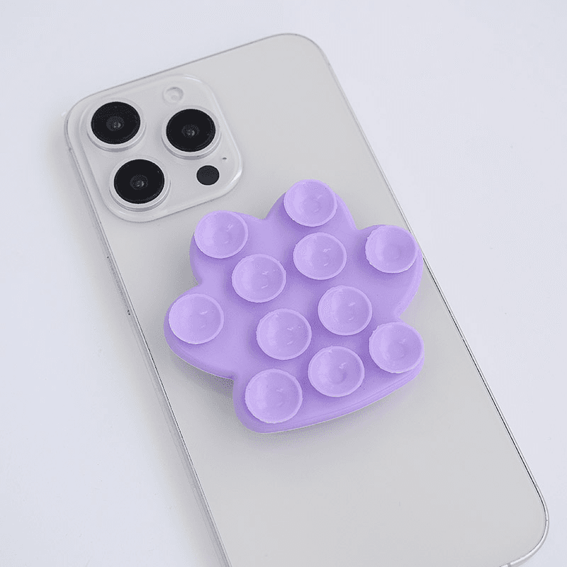 Popsocket Octobuddy Leaf boja yellow, light_blue, svetlo roze, svetlo ljubicasti, purple - Razno