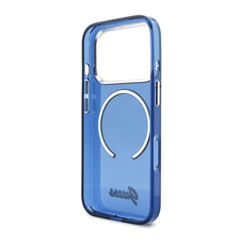 Maska Guess IML Script Metal MagSafe za iPhone 17 Pro boja black, orange, blue - Maske za telefone