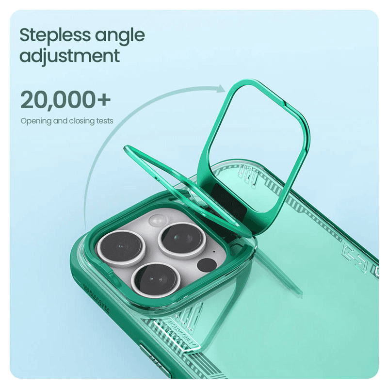 Maska Nillkin Iceblade Prop za iPhone 16 Pro Max (sa otvorom za kameru) boja black, green - Maske za telefone
