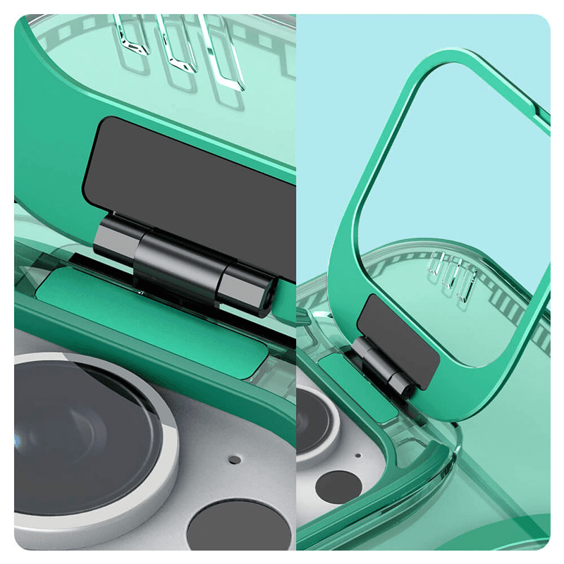 Maska Nillkin Iceblade Prop za iPhone 16 Pro Max (sa otvorom za kameru) boja black, green - Maske za telefone