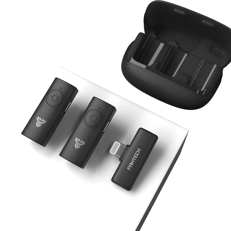 Mikrofon Wireless Fantech Lavalier Leviosa Air WMV21L (Dual Mic) Lightning - Mikrofoni