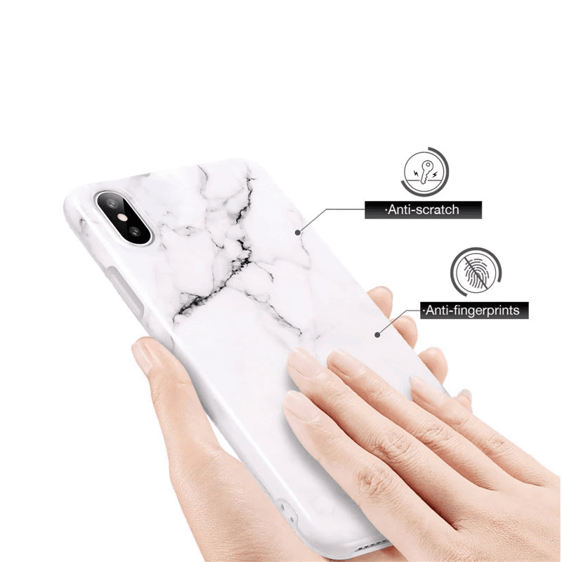 Чехол Marble для Samsung S20 Plus/ G985F белый серый - Maske za telefone