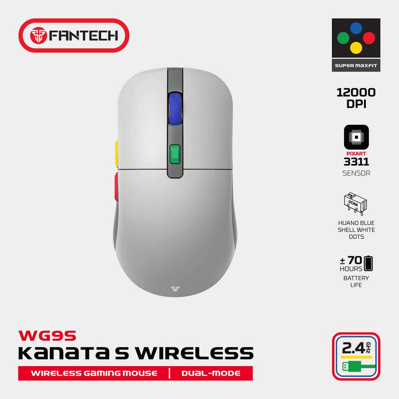 Мышь Wireless Gaming Fantech WG9S Kanata S красный - Periferija