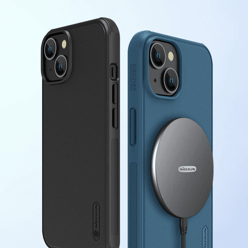 Чехол Nillkin Super Frosted Shield Pro Magnetic для iPhone 14 Plus чёрный - Maske za telefone