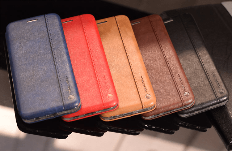 Чехол-книжка Teracell Leather для Samsung J8/ J810F (2018) EU чёрный. - Maske za telefone