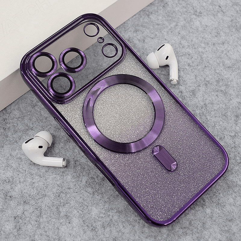 Maska Mag Case Electroplated za iPhone 17 Pro boja black, purple, blue, pink - Maske za telefone