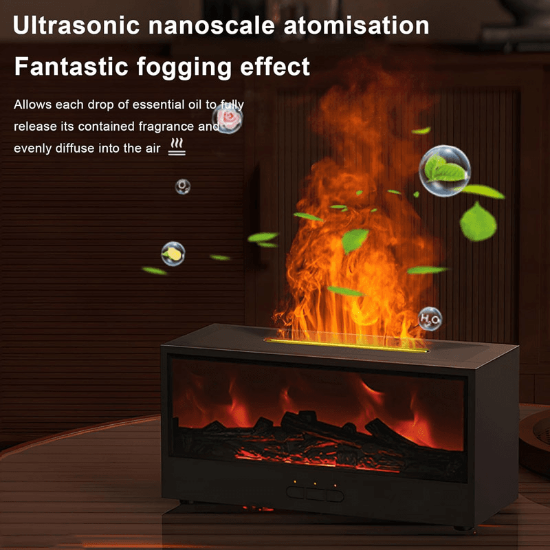 Difuzer Fireplace sa LED Kaminom boja black, white - Ventilacija i klimatizacija