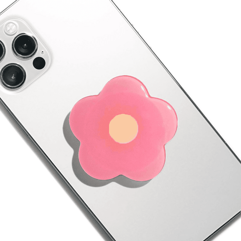 PopSocket Flower boja orange, purple, yellow - Razno