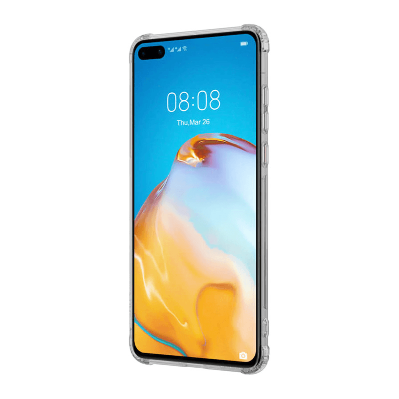 Maska Nillkin Nature za Huawei P40 boja gray, transparent - Maske za telefone