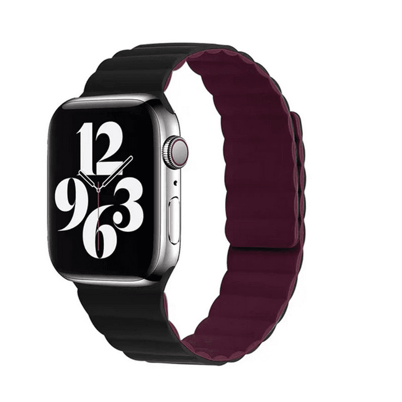 Silikonska narukvica za Apple Watch sa magnetom 38/ 40/ boja black, blue, yellow, orange, burgundy, gray velicina 41mm - Satovski dodaci