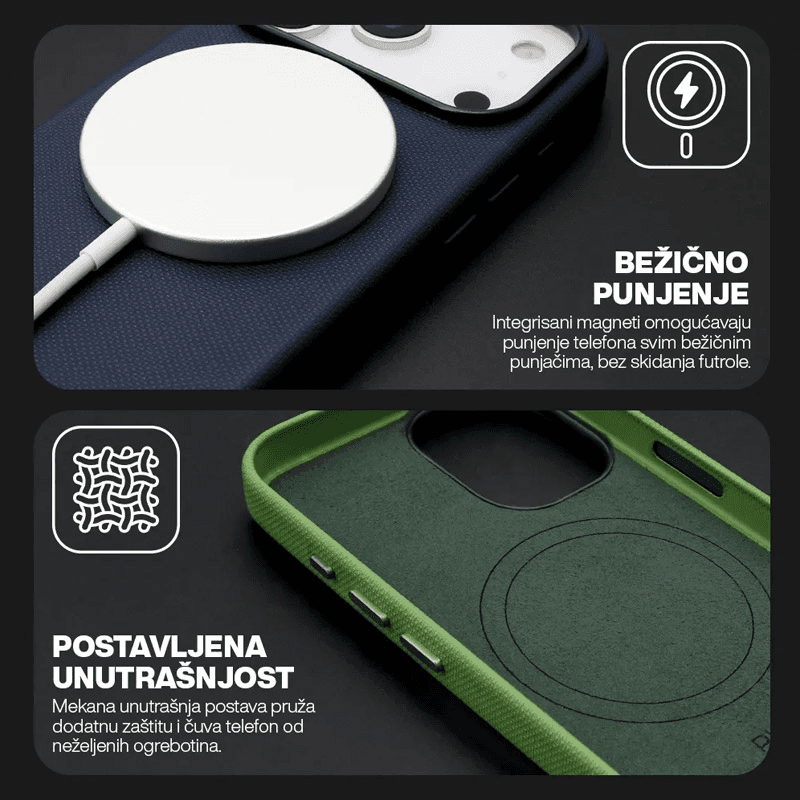 Maska Mag Case Frosted Guard za iPhone 16 Pro Max boja black, green, dark_blue, orange, purple - Maske za telefone