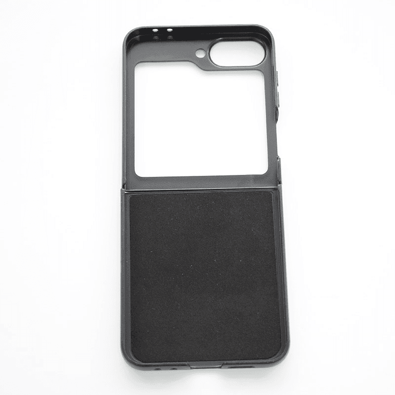 Чехол Leather для Samsung Galaxy Z Flip 6/ F741B/ Z Flip 7 FE 5G/ F761B красный - Maske za telefone