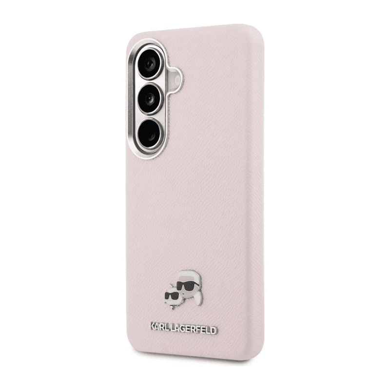 Maska Karl Lagerfeld Saffiano KC Metal Logo MagSafe za Samsung S26/ S941B boja black, pink - Maske za telefone