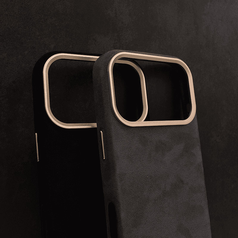 Чехол Mag Case Alkantara для iPhone 17 Pro чёрный - Maske za telefone