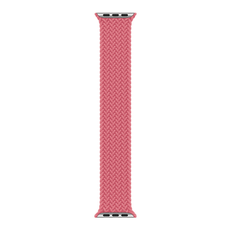 Watch band for Apple Watch Braided Solo Loop pink S 38/ 40/ 41 mm - Satovski dodaci